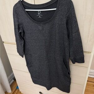 NY&C Charcoal Gray Dress with Pockets